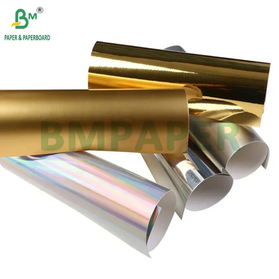 450 กรัม สีทองเงิน กระดาษ FBB โลหะสําหรับเครื่องประดับกล่อง A4 A3