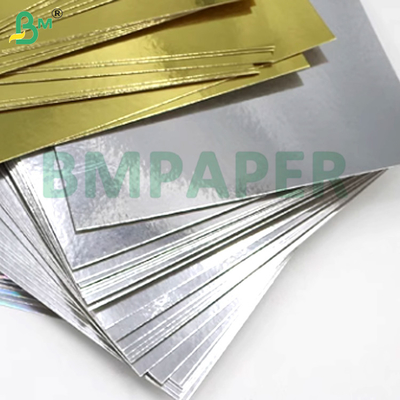 240gm กระดาษโลหะกระจ่างกระจ่างเงินสีทองสีโลหะ สําหรับบัตร VIP ใบรับรอง อิเล็กทรอนิกส์ แพคเกจ