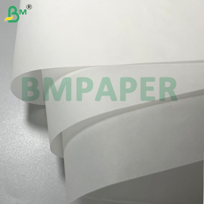 80 กรัม 100 กรัม กระดาษสกิ๊ตสีขาวทนหมึก ความแข็งแรงสูง กระดาษสกิ๊ตสีโปร่งสําหรับการบรรจุของขวัญ การวาดภาพ