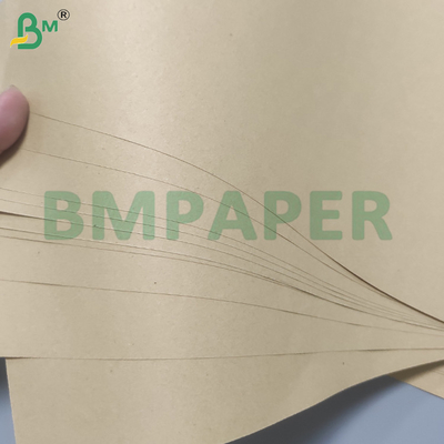 75 กรัม 100% ผงไม้ ความแข็งแรงสูงกระชับ Kraft Liner กระดาษม้วน