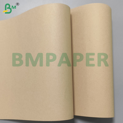 75 กรัม 100% ผงไม้ ความแข็งแรงสูงกระชับ Kraft Liner กระดาษม้วน