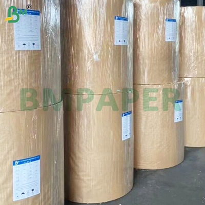 75 กรัม 100% ผงไม้ ความแข็งแรงสูงกระชับ Kraft Liner กระดาษม้วน