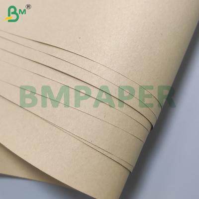 75 กรัม 100% ผงไม้ ความแข็งแรงสูงกระชับ Kraft Liner กระดาษม้วน