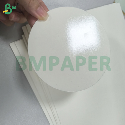 กระดาษแข็งเคลือบ PET ทนความร้อน สีขาว ปลอดภัยสำหรับอาหาร สำหรับถาด