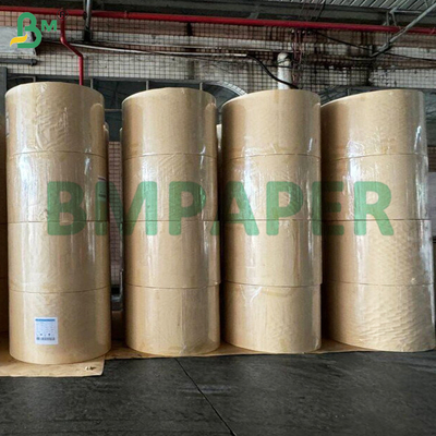 พื้นผิวกระดาษคราฟท์ลาย 40 แกรม เคลือบเงาด้านเดียว สำหรับห่อ