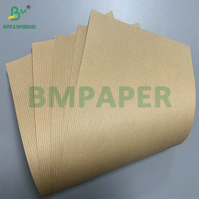 กระดาษคราฟท์ลายทางเยื่อไม้ 60 แกรม 70 แกรม สีน้ำตาล แดง สำหรับกระดาษซับในกล่อง