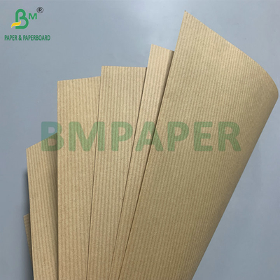 กระดาษคราฟท์ลายทางเยื่อไม้ 60 แกรม 70 แกรม สีน้ำตาล แดง สำหรับกระดาษซับในกล่อง