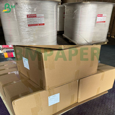 กระดาษฟางเกรดอาหาร 60 กรัม ขนาด 15 มม. X 3100 มม. สำหรับหลอดเครื่องดื่ม ลวดลายต่างๆ