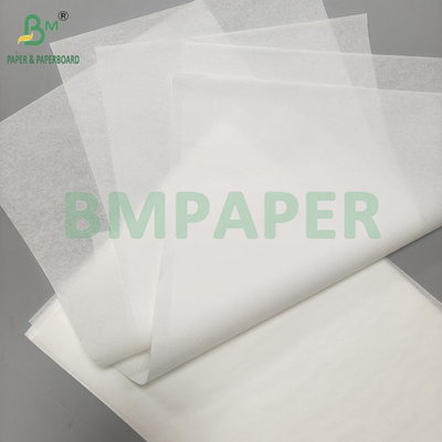 28-40gm กระดาษแก้วสีขาว ป้องกันผง กระดาษแก้ว Interlayer ป้องกันการขนส่ง