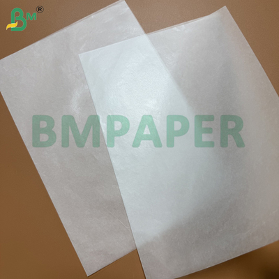 30g 33g Single Sided Food Grade Wax Coated White Wrapping Paper For Hamburger Wrappers