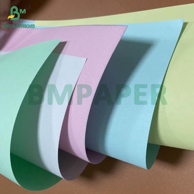 CB กระดาษสําเนาอัตโนมัติ NCR ขาว CFB แดง CF สีเหลือง 60gsm