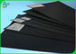 200g 250g กระดานผูกหนังสือความแข็งสูงเคลือบ / กระดาษแข็งสีดำในแผ่น