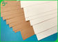 30G 40G เยื่อกระดาษบริสุทธิ์สีขาวและกระดาษคราฟท์ธรรมชาติม้วนด้วยความกว้าง 640 มม. 790 มม