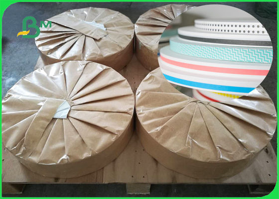 100% อาหารเกรดสีชมพูฟางกระดาษม้วน 60GSM ด้วย FSC ไม่เป็นอันตรายและไม่เป็นพิษเป็นภัย