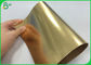 สีทองรีไซเคิลได้ 100% ผ้าคราฟท์ซักได้สำหรับการทำกระเป๋าผู้หญิง