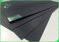 350gr 400gr ไม้ / เยื่อกระดาษรีไซเคิลมีความเสถียรไม่ซีดจางกระดาษแข็งสีดำสำหรับกล่องคุณภาพสูง