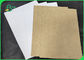 กระดาษคราฟท์ด้านข้างที่ผ่านการรับรองของ FSC ในแผ่นด้านเดียวสีขาว 32 × 40 &amp;#39;&amp;#39;
