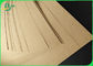 ถุงแป้งกระดาษสีน้ำตาลธรรมชาติ 40 - 80GSM FDA อนุมัติม้วนและแผ่น