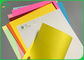 A3 A4 แผ่นกระดาษบริสตอล Vert / Rose / Jaune Colorful Paper Board 180G 220G