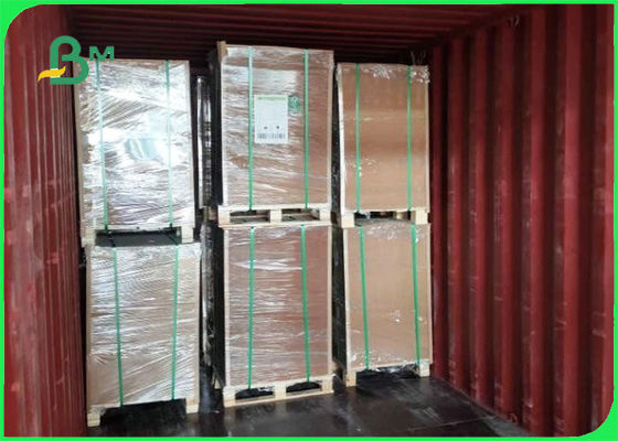 แผ่นคราฟท์ PE เคลือบด้านเดียว 270g + 18g ความทนทานสูงสำหรับการห่ออาหาร