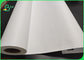 กระดาษสีขาวพล็อตเตอร์ 20lb ม้วน 50 ม. 2 นิ้ว Core Uncoated Inkjet Bond
