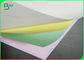 กระดาษสำเนาไร้คาร์บอน NCR สีสันสดใส 48g 50g สำหรับกระดาษพิมพ์สำนักงาน