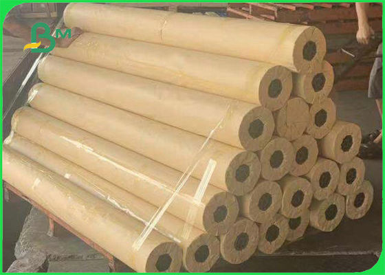 กระดาษพล็อตเตอร์ 45 แกรมสำหรับโรงงานตัดเย็บเสื้อผ้า 1.8 ม. x 250 ม. ความต้านทานแรงดึงที่ดี