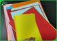 70 แกรมถึง 220 แกรมแผ่นกระดาษงานฝีมือมะนิลาที่มีสีสันสำหรับงานฝีมือ