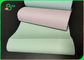 กระดาษปอนด์แบบไม่มีคาร์บอนหลายสีที่เหนือกว่ากระดาษ NCR White Canary Pink