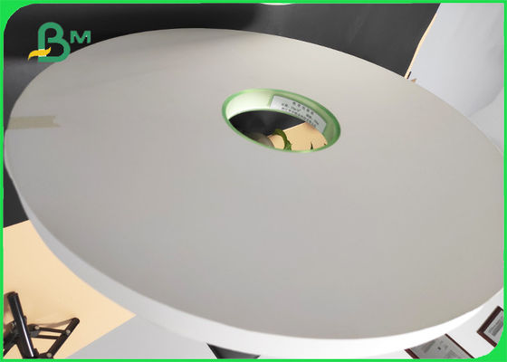 กระดาษห่อฟางปิดผนึกด้วยความร้อน 28 แกรม สีขาว ความกว้าง 27 มม.