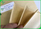 เยื่อกระดาษบริสุทธิ์ความแข็งสูงขนาดที่กำหนดเอง 80GSM กระดาษคราฟท์สีน้ำตาลสำหรับถุง