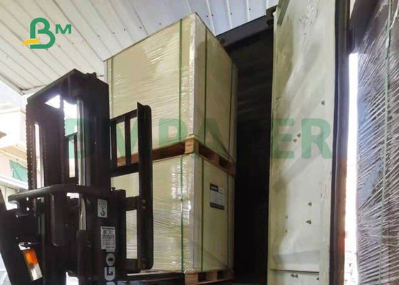 14PT 16PT CCKB กระดานด้านหลังคราฟท์สำหรับกล่องอาหาร 22 นิ้ว 27.5 นิ้วความแข็งที่ดี