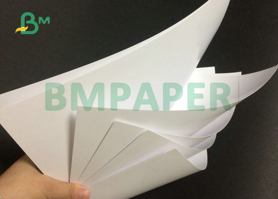 80# 100# กระดาษขาวเคลือบเงาสองด้านแบบพรีเมียมในแผ่น 23" x 35"