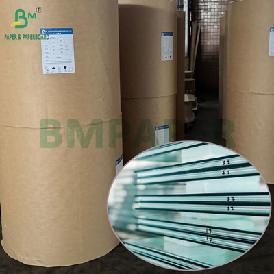 36GSM ความทนทานต่อหมักที่ดี กระดาษไครฟอฟท์สีน้ําตาลสําหรับกระจก