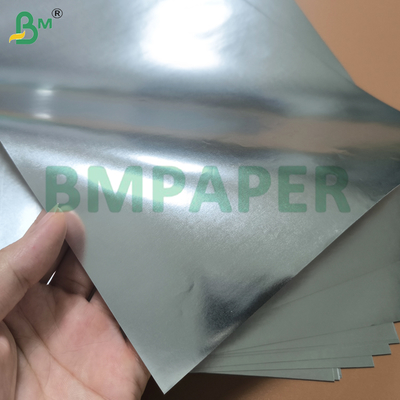 กระดาษติดฉลากเบียร์สีเงินเมทัลลิก 80 แกรม 90 แกรม สำหรับขวดเบียร์และกระป๋อง