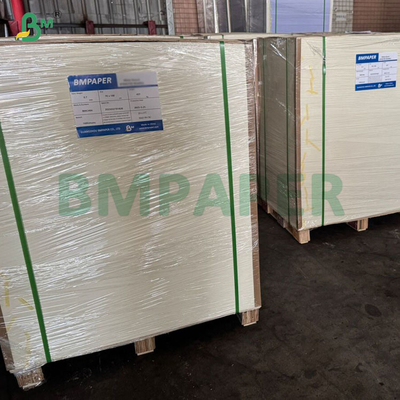 กระดาษแข็งสีขาวเคลือบ PE 250 กรัม + 15 กรัม 18 กรัม สำหรับทำกล่องบรรจุภัณฑ์กุ้งแช่แข็ง