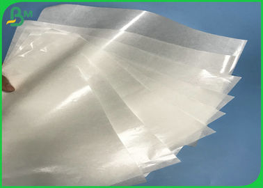 เยื่อไม้บริสุทธิ์ 40gsm 50gsm 60gsm + 10g PE เคลือบกระดาษม้วนสำหรับอาหาร