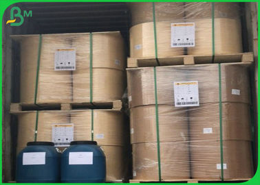 120GSM 13.5 มิลลิเมตร 14 มิลลิเมตรฟางกลางและภายในกระดาษอาหารเกรดสีขาวกระดาษคราฟท์ม้วน