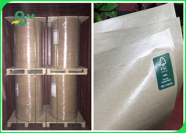 50 กรัม 60 กรัม 80 กรัมกระดาษคราฟท์ MG น้ำตาลเคลือบด้วยพลาสติกเกรดอาหาร 100 ซม. ในม้วน