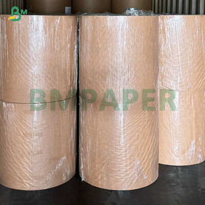 55gsm 80cm Self Adhesive Semi Glossy Thermal Paper Roll 