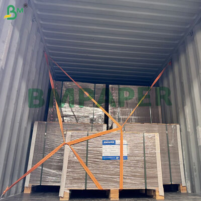 แผ่นไม้อัด Chipboard เคลือบสีขาว 1ｍｍ 2 มม. หลังสีเทามีความแข็งสูง 79 x 109 ซม.