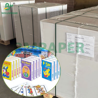 กระดาษไพ่เล่น 300 กรัม 310 กรัม 320 กรัม เนื้อดํา TCG สําหรับไพ่เล่น