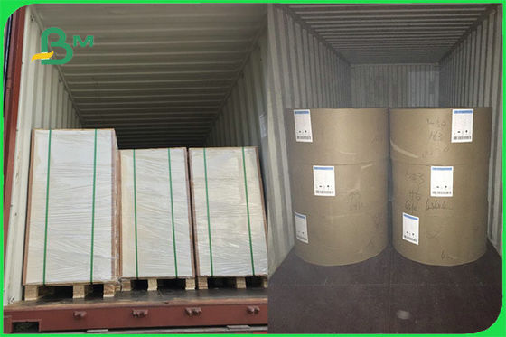 FSC FDA สีขาวอาหารปลอดภัย FBB คณะกรรมการ 15 กรัม PE เคลือบกระดาษสำหรับทำถ้วยที่กำหนดเอง