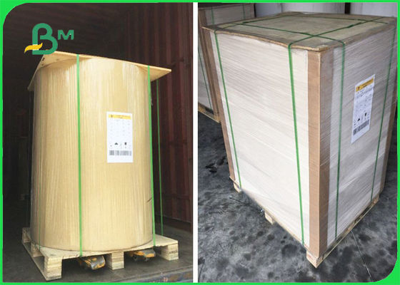 กระดาษคราฟท์ด้านข้างที่ผ่านการรับรองของ FSC ในแผ่นด้านเดียวสีขาว 32 × 40 ''