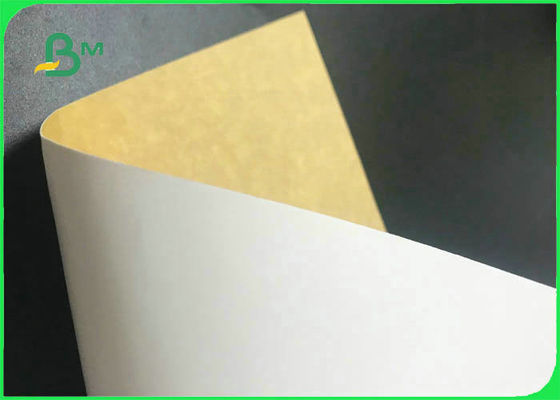 เป็นมิตรต่อสิ่งแวดล้อมสีขาวด้านบนคราฟท์กลับ 250gsm - 360gsm สำหรับบรรจุภัณฑ์อาหาร