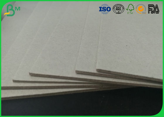 300gsm ถึง 2600gsm ความเรียบเนียนที่มีคุณภาพสูงของ FSC Grey Chipboard เพื่อทำเฟอร์นิเจอร์