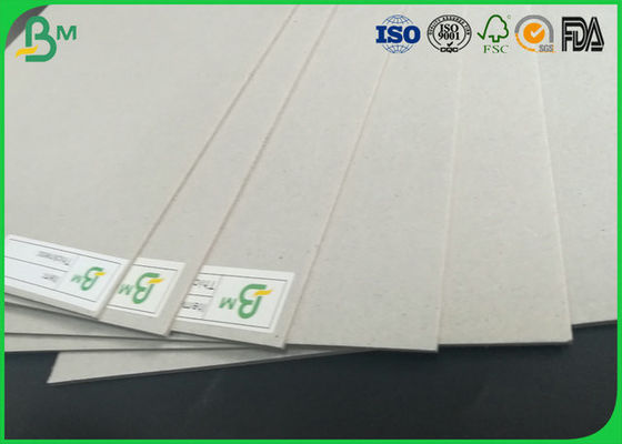 300gsm ถึง 2600gsm ความเรียบเนียนที่มีคุณภาพสูงของ FSC Grey Chipboard เพื่อทำเฟอร์นิเจอร์