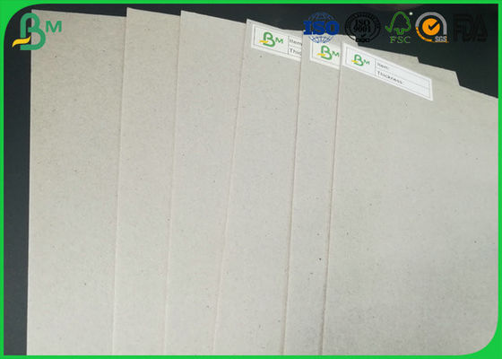 300gsm ถึง 2600gsm ความเรียบเนียนที่มีคุณภาพสูงของ FSC Grey Chipboard เพื่อทำเฟอร์นิเจอร์
