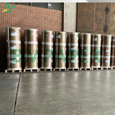 ECR / RECEIPT กระดาษพื้นฐานกระดาษความร้อน หนังปกครองม้วนที่มีการเคลือบ