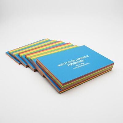 กระดาษกระดาษผสมหลายสี 1 มิลลิเมตร - 3 มิลลิเมตร สําหรับบรรจุแสดงภาพ